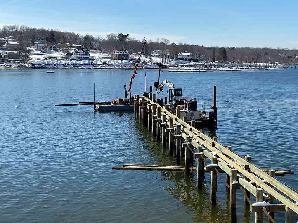 Egan Marine dock Huntington Harbor
